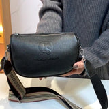 Xajzpa - Trend Fashion Crossbody Designer Handbags Women&#39;S Genuine Leather Saddle Casual Vintage Tote Shoulder Bag For Girl Messenger Bag