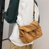 Xajzpa - Women Canvas Backpack College Cotton Female Trendy Gir Travel Men Lady Satchel Male Boy Harajuku Student Bag
