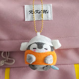 Xajzpa - Cute Penguin Doll Keys Keychain Girls Cartoon Car Keyring Kawaii Women Bag Accessories Creative Cartoon Plush Doll Keychain