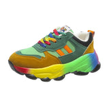 Xajzpa - Casual Patchwork Round Comfortable Sport Shoes