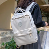 Xajzpa - Cool Student Female Fashion Backpack Waterproof Cute Women School Bag Lady Laptop White Book Kawaii Girl College Backpack Travel
