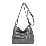Xajzpa - Women Shoulder Bag Leather Luxury Handbags Women&#39;s Bags Designer Shoulder Crossbody Bag Female Fashion Female for Ladies