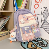 Xajzpa - Fashion Girls Waterproof Bookbag Women Laptop Mochila Student Kawaii Shoulder Bag Backpack Teens Schoolbag Cute Travel Rucksack