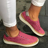 Xajzpa - Women Casual Slip On Hollow-Out Sneakers
