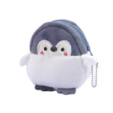 Xajzpa - Cute Penguin Doll Keys Keychain Girls Cartoon Car Keyring Kawaii Women Bag Accessories Creative Cartoon Plush Doll Keychain