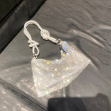 Xajzpa - Handle Shining Crystal Rhinestones Evening clutch Bag Purses and handbag luxury Designer silver Shoulder Bag Hobo Bags party bag