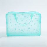 Xajzpa - 1 Pc PVC Transparent Cosmetic Bag Clear Makeup Bag for Women Girl Waterproof Zipper Beauty Case Travel Toiletry Bags Handbag