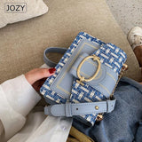 Xajzpa - Trendy Wide Strap Shoulder Bags For Women Luxury Designer Lady Handbags And Purses Fashion Chain Messenger Crossbody Bags