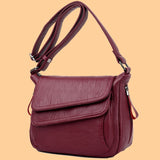 Xajzpa - Soft Leather Luxury Purses And Handbags Women Bags Designer Women Shoulder Crossbody Bags For Women Sac A Main
