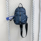Xajzpa - Fashion Large Chest Bag Men Shoulder Bags Male Messenge Crossbody Bags for School Trip Hiking Waterproof Nylon Purse Wallets