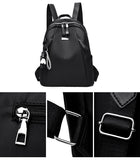 Xajzpa - Fashion Backpack Waterproof Backpack For Women Quality School Bags Female Solid Color Travel Small Bag Female Multi-Function Bag