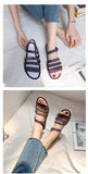 Xajzpa - Shoes 2023 Women Sandals Sexy Walking Shoes Rainbow Color Summer Beach Ladies Shoes Slippers Footwear Sandalias Mujer
