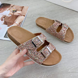 Xajzpa - Flip Flop Flat With Buckle Slip-On Summer Casual Slippers