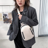 Xajzpa - Women Bag Chest Bag Women's New Korean Style Fashion Simple Crossbody Bag Ins Trendy Female Shoulder Bags Fashion Messenger Pack