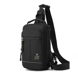 Xajzpa - 2023 New Men's Chest Pack Nylon Shoulder Bag Sling Waist Bag Male Handbags man Messenger Bag Short Trip Crossbody Bag