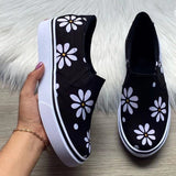 Xajzpa - New Casual Sports Shoes Women's Fashion Round Toe Sunflower Color Loafers Women's Low-top Large Size 43 Running Shoes