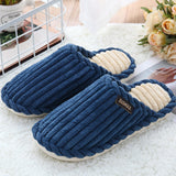 Xajzpa - Indoor Slippers For Men Cheaper Short Plush Winter And Autumn Slippers Men Warm Comfortable Soft Non-Slip Men's Shoes