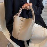 Xajzpa - Large capacity hand bag new fashion women&#39;s bag high-grade sense one shoulder bag versatile bucket bag crossbody bag