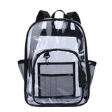 Xajzpa - Transparent PVC Set Bag Waterproof Backpack Unisex Large Capacity Backpack Solid Clear Backpack Couple Fashion Bagback Designer