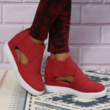 Xajzpa - Women Fashion Stylish Wedge Sneakers