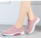 Xajzpa - New Summer Korean Breathable Mesh Comfortable Women Shoes Hollow Casual Walking Sneakers Flats Ladies Solid Shoes