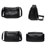 Xajzpa - High Quality Soft Leather Women Bags Shoulder Bag Luxury Designer Handbag Purses for Female Classic Crossbody Sac