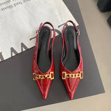 Xajzpa - Patent Leather Ballet Flats Pointed Toe Korean Shoes Casual Female Sneakers Shallow Mouth Ladies' Footwear Comfortable New