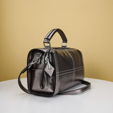 Xajzpa - Women's Luxury Designer Handbag Female Pu Leather Shoulder Bags Boston 2 Straps Sling Bags for Women