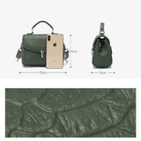 Xajzpa - Luxury Crocodile Pattern Women's Bag New Trend Genuine Leather Shoulder Bags Fashion Texture Zipper Handbags for Women