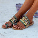 Xajzpa - Ethnic Boho Style Toe Ring Sandals
