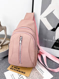 Xajzpa - Women Bag Retro Fashion Bag Female New Trend Messenger Simple Girl Chest Bag Lady Shoulder Bag Pure Color Crossbody Pack