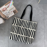 Xajzpa - Women Canvas Tote Bag Fashion Korean Cotton Cloth Eco Reusable Shopping Bags Large Ladies Shoulder Shopper Bag Student Handbags