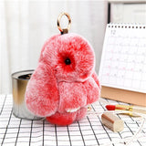 Xajzpa - Car Keychain Accessories Lovers Rabbit Bags Hangings Female Genuine Imitate Bunny Fur Hairball Suit Rabbit Pendant Bunny Gifts