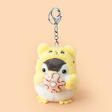 Xajzpa - Cute Penguin Doll Keys Keychain Girls Cartoon Car Keyring Kawaii Women Bag Accessories Creative Cartoon Plush Doll Keychain