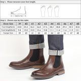 Xajzpa - Chelsea Boots Men 2023 Top Quality Comfortable Fashion Autumn  Boots Leather
