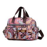 Xajzpa - Ladies Messenger Bag Casual Handbag Shoulder Large Capacity Waterproof Tote Bag Flower Printed Bags Outdoor Picnic Bag For Women