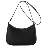 Xajzpa - Trend New Luxury Women&#39;s Fashion Handbags Retro Solid Color PU Leather Shoulder Underarm Bag Casual Women Hobos Handbags