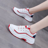 Xajzpa - Women Platform Sneakers Ladies Sports Casual Shoes Vulcanized Fashion Chunky Outdoor Sneakers Breathable Trainers Female