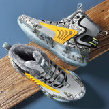 Xajzpa - men boots New Winter Slippers Warm Men Shoes Waterproof Non-Slip Plush Sneakers Male tenis shoes Boots Men Sneakers Winter
