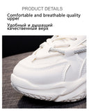 Xajzpa - Women's Platform Sneakers Vulcanized Shoes Fashion Spring Comfortable Casual Outdoor Running Shoes Female Zapatos Mujer
