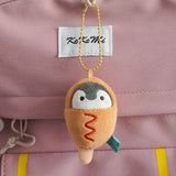 Xajzpa - Cute Penguin Doll Keys Keychain Girls Cartoon Car Keyring Kawaii Women Bag Accessories Creative Cartoon Plush Doll Keychain