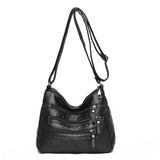 Xajzpa - Women Shoulder Bag Leather Luxury Handbags Women&#39;s Bags Designer Shoulder Crossbody Bag Female Fashion Female for Ladies