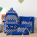 Xajzpa - 5Pcs/set  Backpack for Boys Girls School Backpack Teenager Student Rucksack Shoulder Bag Pencil Bags