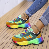 Xajzpa - Casual Patchwork Round Comfortable Sport Shoes