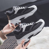 Xajzpa - Women's Running Shoes Comfortable Warm Sneakers Fashion Thick Bottom Women's Shoes Women's Vulcanized Shoes