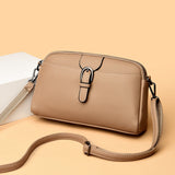 Xajzpa - 2023 New Summer Small One-Shoulder PU Messenger Bag Women's Round Mobile Phone Bag Messenger Bag Coin Purse