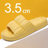 Xajzpa Home Soft Sole Cloud Slippers Women Non Slip Platform Bathroom slides Woman Summer Thick Bottom Sandals Flip Flops