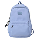 Xajzpa - Fashion Women Backpack Female Waterproof Nylon Schoolbag Student Book Bag Solid Color School Backpacks for Teenager Gilrs Boys