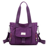 Xajzpa - 2023 New Women&#39;s Handbags Multi-layered Fashion One-shoulder Bags Casual Messenger Bag Nylon Cloth Large-capacity Ladies Handbag