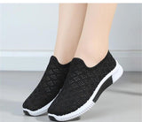 Xajzpa - New Summer Korean Breathable Mesh Comfortable Women Shoes Hollow Casual Walking Sneakers Flats Ladies Solid Shoes